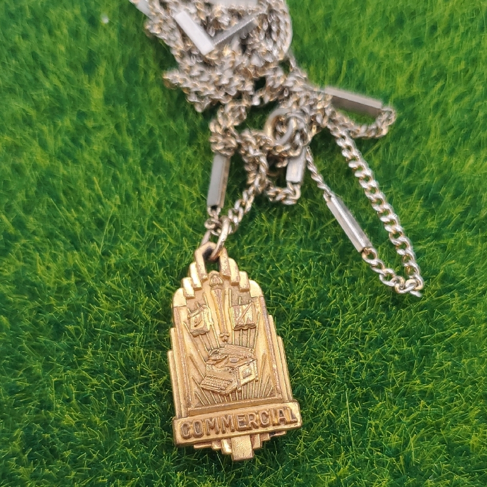 Commercial Typewriter Gift Collectible Necklace 34 Inch N3629